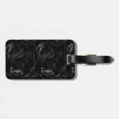 Étiquette À Bagage Pisces Constellation Hevelius 1690 Carte Engraving (Dos horizontal)