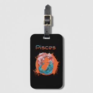 Étiquette À Bagage Pisces Poissons Zodiaque Horoscope Astrologie de l