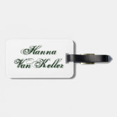 Étiquette À Bagage Piscine (Dos horizontal)