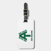 Étiquette À Bagage Piste des Appalaches Pas de douleur Pas de gain Pa (Devant Vertical)