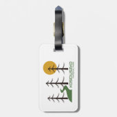 Étiquette À Bagage Piste du parc national Kosciuszko (Dos Vertical)