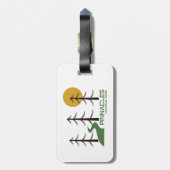 Étiquette À Bagage Piste du parc national Pinnacles (Dos Vertical)