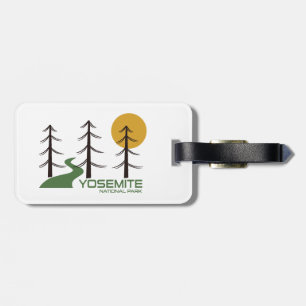 Étiquette À Bagage Piste du parc national Yosemite