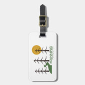 Étiquette À Bagage Piste du parc provincial Manning (Devant Vertical)