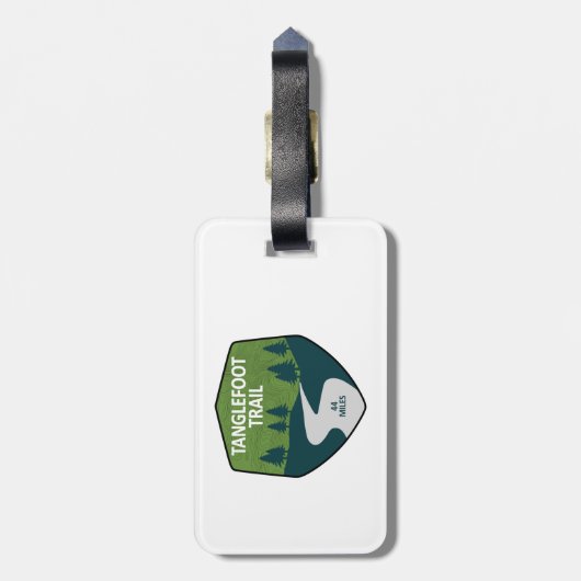 Étiquette À Bagage Piste du pied-de-queue (Dos Vertical)