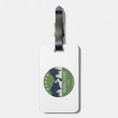 Étiquette À Bagage Piste du pied-de-queue (Dos Vertical)