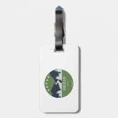 Étiquette À Bagage Piste Monon (Dos Vertical)