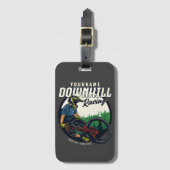 Étiquette À Bagage Piste VTT de descente personnalisée (Devant Vertical)