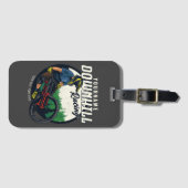 Étiquette À Bagage Piste VTT de descente personnalisée (Devant Horizontal)