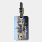 Étiquette À Bagage Pittsburgh, PA (Devant Vertical)