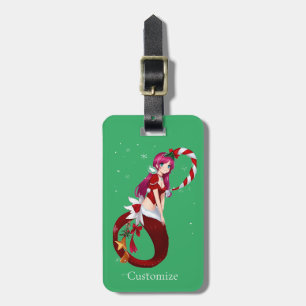 Étiquette À Bagage Pixie de Noël Mermaid Thunder_Cove