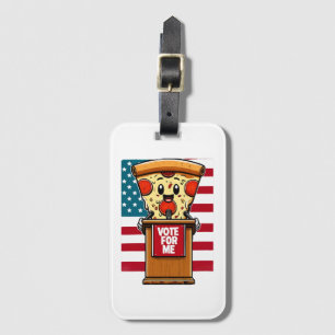 Étiquette À Bagage pizza patriotique votez pour moi