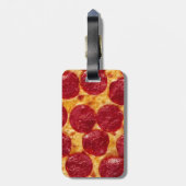 Étiquette À Bagage pizza pepperonis (Dos Vertical)