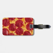 Étiquette À Bagage pizza pepperonis (Dos horizontal)