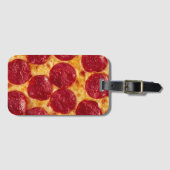 Étiquette À Bagage pizza pepperonis (Devant Horizontal)