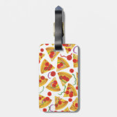 Étiquette À Bagage Pizza Slice Motif (Dos Vertical)