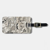 Étiquette À Bagage Place du marché (Devant horizontal)