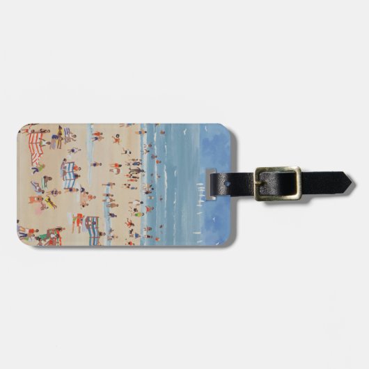 Étiquette À Bagage Plage (Devant horizontal)