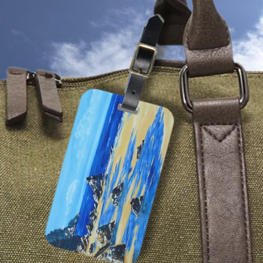 Étiquette À Bagage Plage