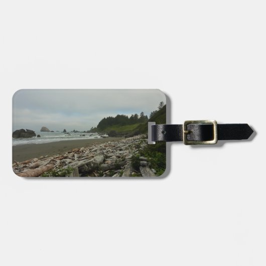 Étiquette À Bagage Plage cachée I du parc national de Redwood (Devant horizontal)