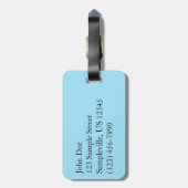 Étiquette À Bagage Plage cachée II du parc national de Redwood (Dos Vertical)