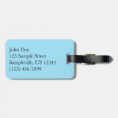 Étiquette À Bagage Plage cachée II du parc national de Redwood (Dos horizontal)