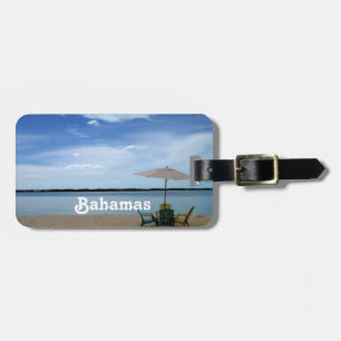 Étiquette À Bagage Plage de Bahama