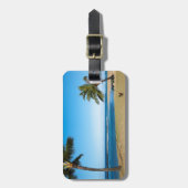 Étiquette À Bagage Plage de Po'ipu, Kaua'i Keepsaké (Devant Vertical)