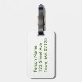 Étiquette À Bagage Plage de Positano (Dos Vertical)