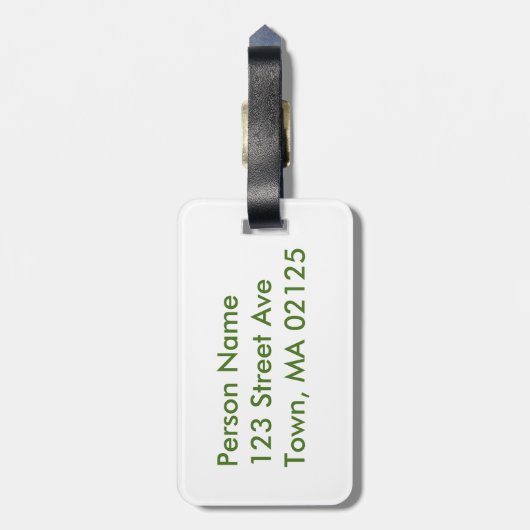 Étiquette À Bagage Plage de Positano (Dos Vertical)