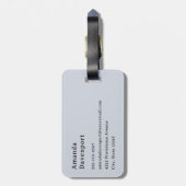 Étiquette À Bagage Plage de sable avec Surf en mousse (Dos Vertical)