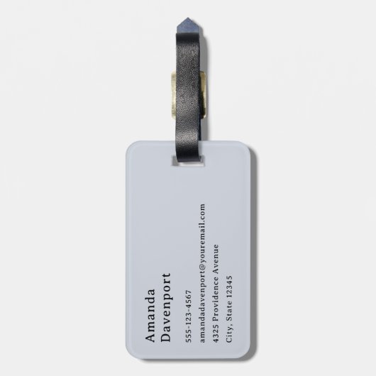 Étiquette À Bagage Plage de sable avec Surf en mousse (Dos Vertical)