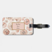 Étiquette À Bagage Plage de sable clair Dollar (Dos horizontal)