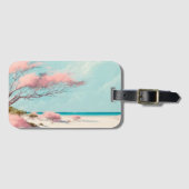 Étiquette À Bagage Plage de vacances (Devant Horizontal)