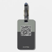 Étiquette À Bagage Plage LT04-0426 (Dos Vertical)