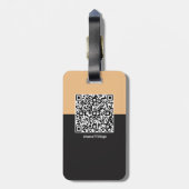 Étiquette À Bagage Plage LT05-0426 (Dos Vertical)