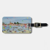 Étiquette À Bagage Plage occupée (Devant horizontal)