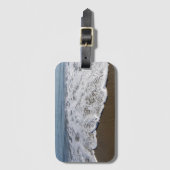 Étiquette À Bagage Plage/Sable/Vagues (Devant Vertical)