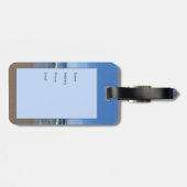 Étiquette À Bagage Plage s'il vous plaît ! (Dos horizontal)