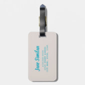 Étiquette À Bagage Plage Similaire Andaman Sea Phuket Thaïlande cadea (Dos Vertical)