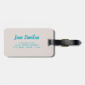 Étiquette À Bagage Plage Similaire Andaman Sea Phuket Thaïlande cadea (Dos horizontal)