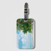Étiquette À Bagage Plage tropicale (Devant Vertical)
