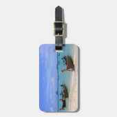 Étiquette À Bagage Plage tropicale (Devant Vertical)