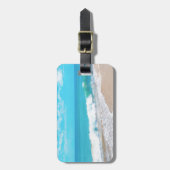 Étiquette À Bagage Plage tropicale (Devant Vertical)