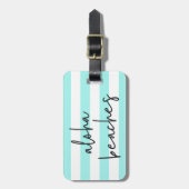 Étiquette À Bagage Plages Aloha Personnalisées (Devant Vertical)