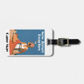 Étiquette À Bagage Plages du New Jersey ~ Cape May (Devant horizontal)