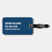 Étiquette À Bagage Plages tropicales | Corail sous-marin Reef (Dos horizontal)