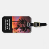 Étiquette À Bagage Plages tropicales | Maui Hawaii (Devant horizontal)