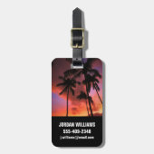 Étiquette À Bagage Plages tropicales | Maui Hawaii (Devant Vertical)