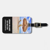 Étiquette À Bagage Plages tropicales | Plage de sable d'Aruba (Devant horizontal)